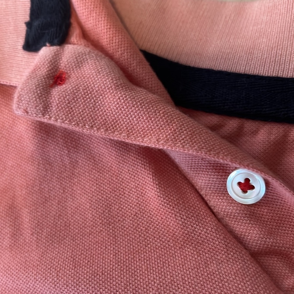 Benson New York NY pink polo gradient men’s large shirt - Picture 7 of 8